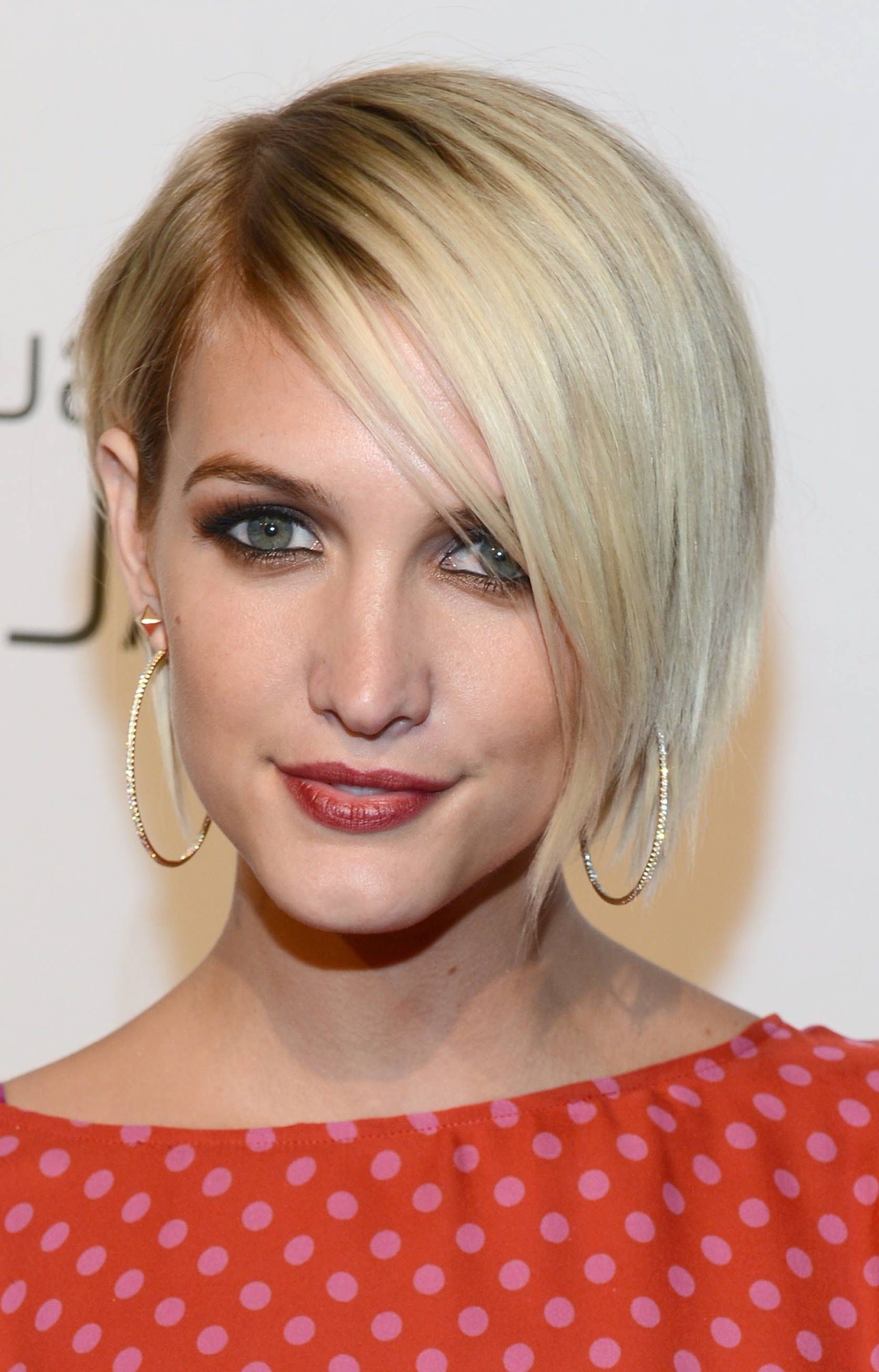 Pixie Hairstyles For Fine Thin Hair Ashlee Simpson Asymmetrical Throughout Best And Newest Short Pixie Hairstyles For Fine Hair (View 10 of 15)