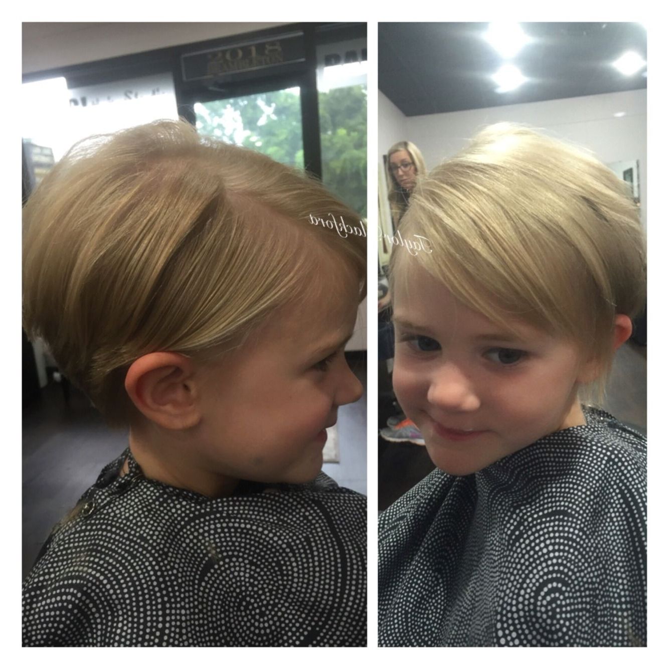 Precious Pixie Cut On This Little Girl! Perfect Haircut For Fine Pertaining To Current Short Bob Pixie Hairstyles (View 9 of 15)