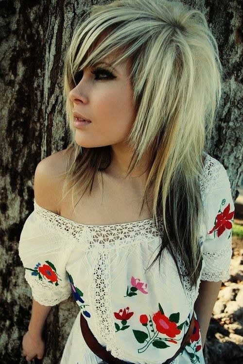 Pretty Emo Hairstyles For Girls | Hairstyles 2017, Hair Colors And For Current Shaggy Emo Hairstyles (Photo 2 of 15)