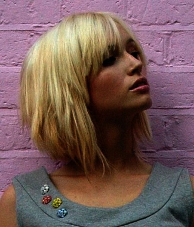 Shaggy Bob Haircuts With Bangs Trend In Different Variants Proving For 2018 Shaggy Bob Hairstyles For Round Faces (Photo 5 of 15)