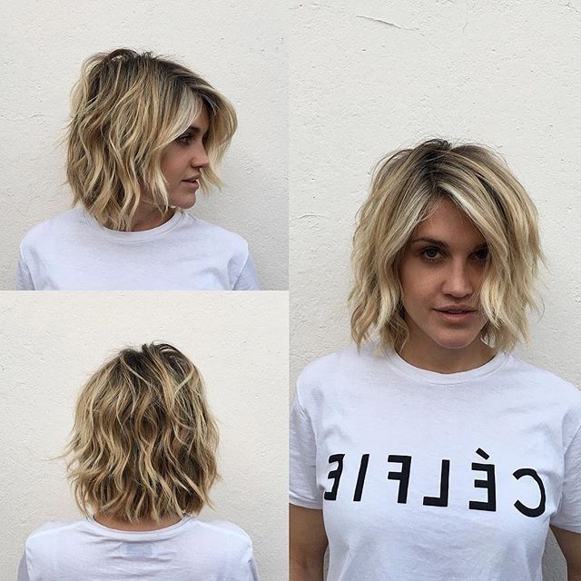 Shaggy Bob|| W/ @iamashleyroberts || Undone|| Texture|| Modern Within Best And Newest Shaggy Textured Hairstyles (Photo 15 of 15)