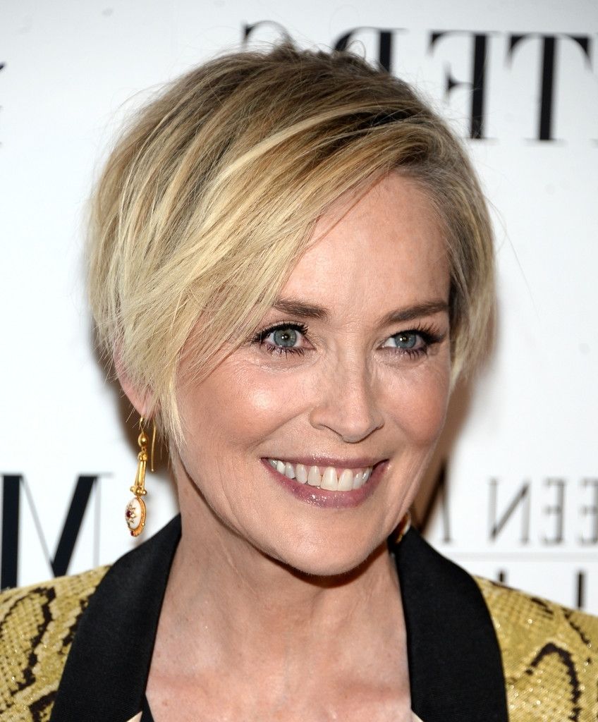Sharon Stone Hair – Stylebistro For Most Recently Sharon Stone Pixie Hairstyles (View 12 of 15)