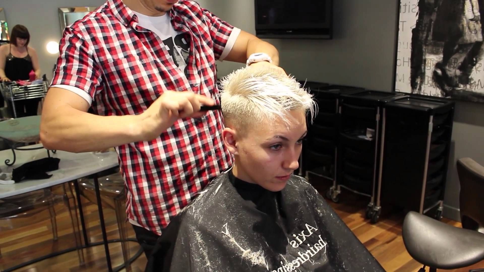 Short Buzzed Crop – Model Tamika – Part 2/5 – Youtube In Newest Clippered Pixie Hairstyles (View 10 of 15)