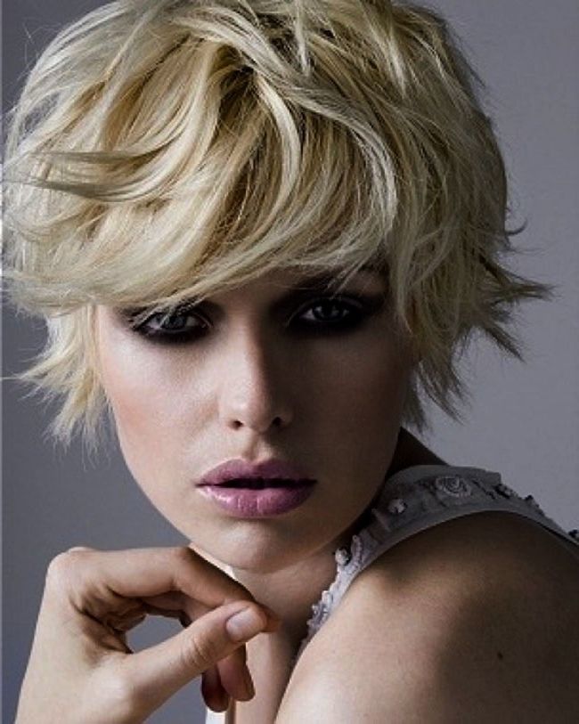 Short Hair Tousled Effect Spring Summer Trend In Different Within Newest Shaggy Tousled Hairstyles (View 2 of 15)