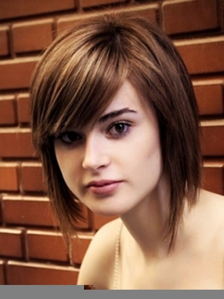 Short Haircut For Round Face Short Hairstyles For Round Faces 2017 Regarding Recent Pixie Hairstyles On Round Faces (Photo 14 of 15)