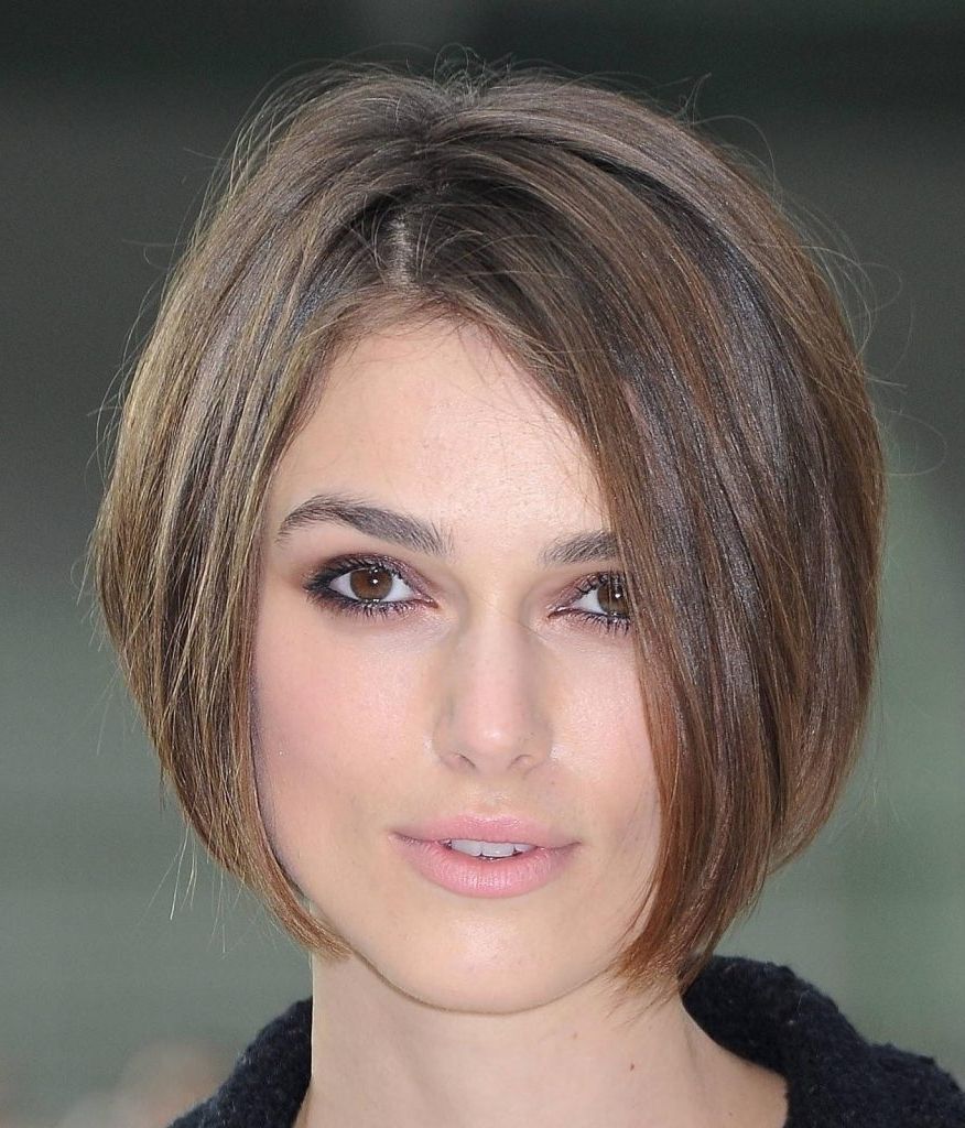 Short Haircut Styles : Short Haircuts Round Face Fine Hair In Most Up To Date Cute Pixie Hairstyles For Round Faces (Photo 7 of 15)