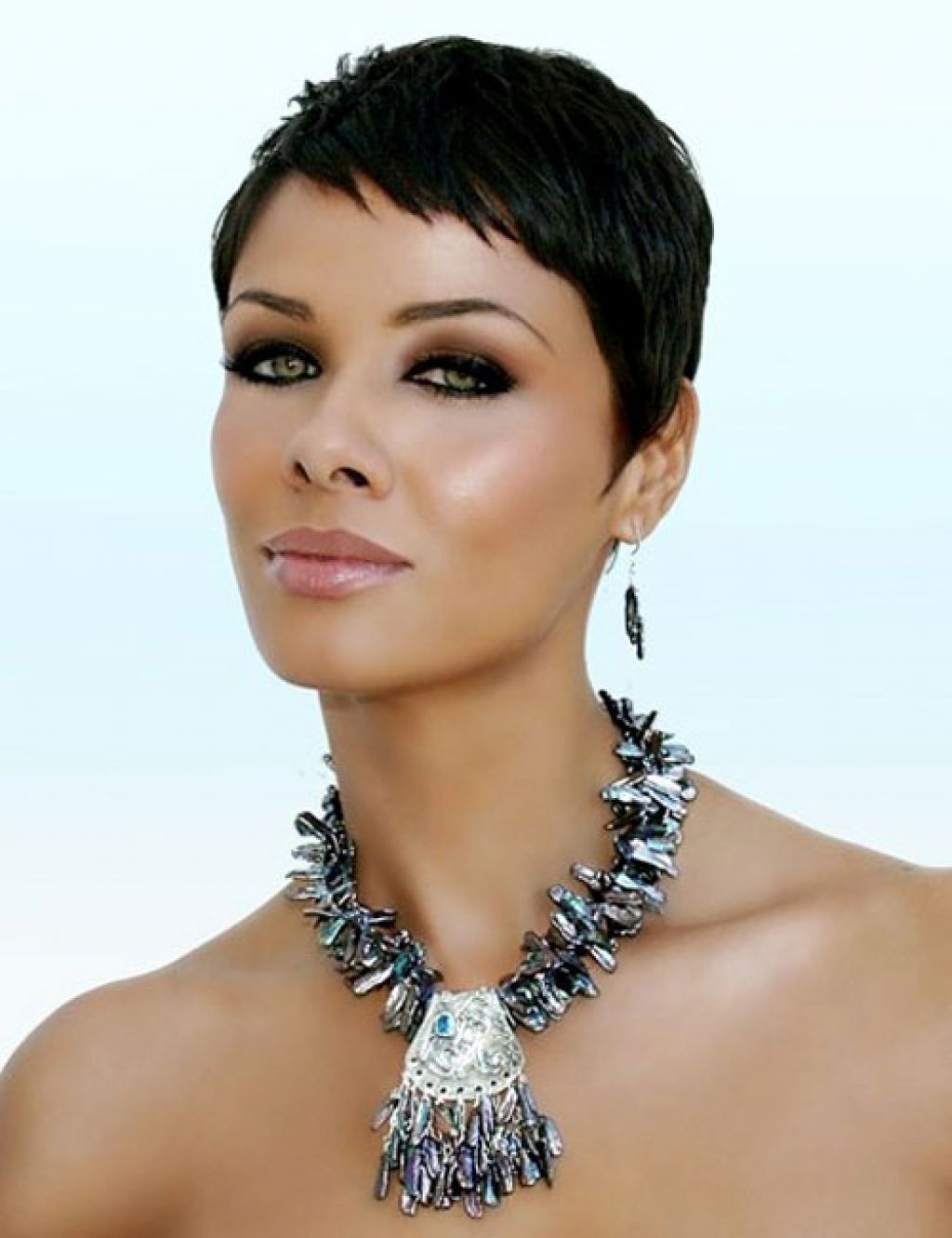 Short Pixie Cut Hairstyles Black Women Hairstyles Medium Hair For Current Short Pixie Hairstyles For Black Hair (View 11 of 15)
