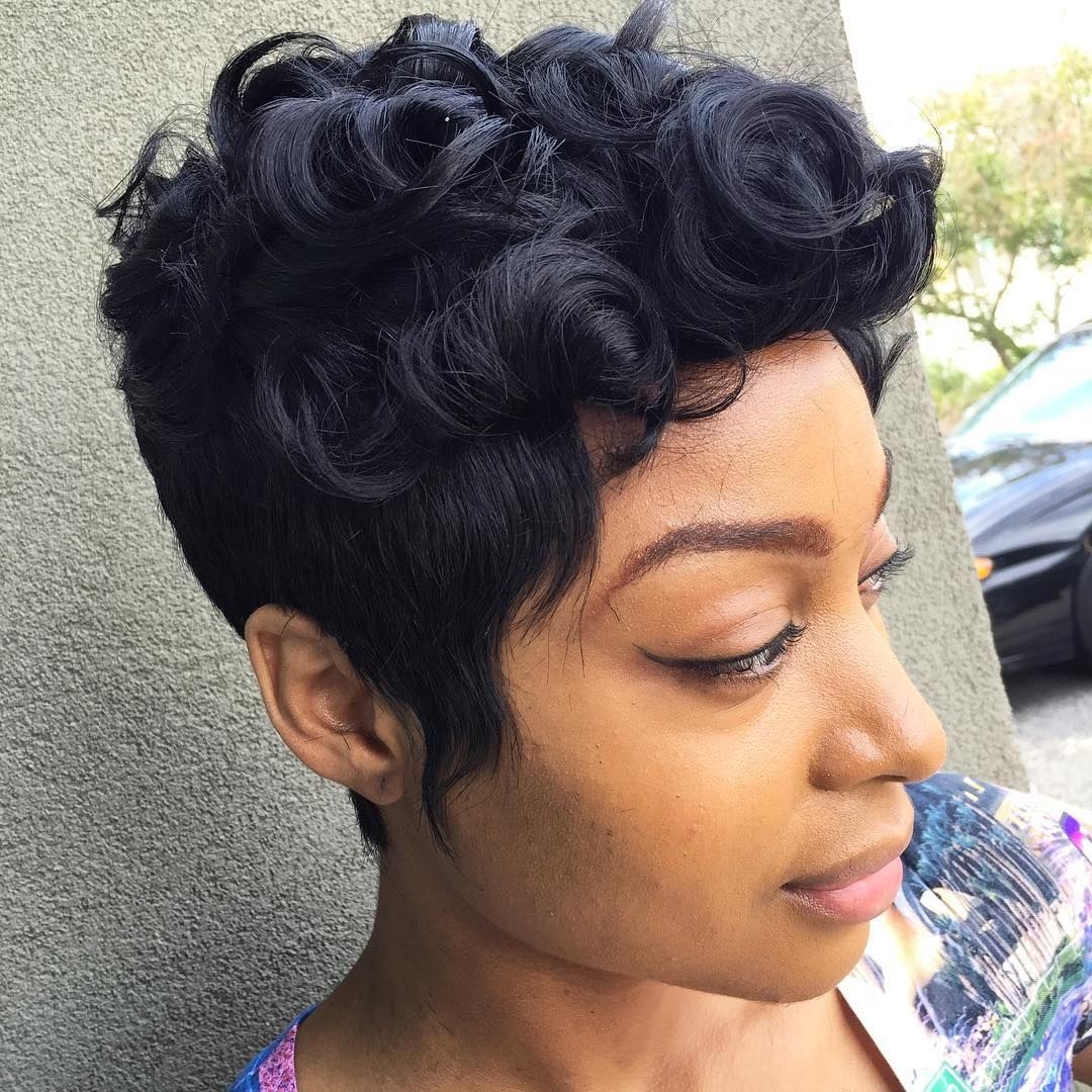Short Pixie Weave Hairstyles For Black Women 2017 Weave Hairstyles Intended For 2018 Pixie Hairstyles With Weave (Photo 8 of 15)