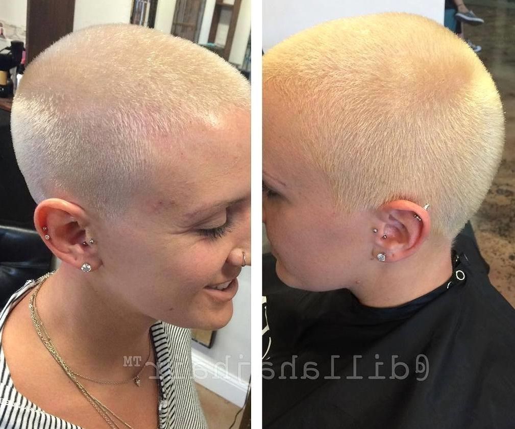 Such A Subtle But Huge Difference. Love This Faded Buzz Cut With Regard To Most Up To Date Buzzed Pixie Hairstyles (Photo 13 of 15)
