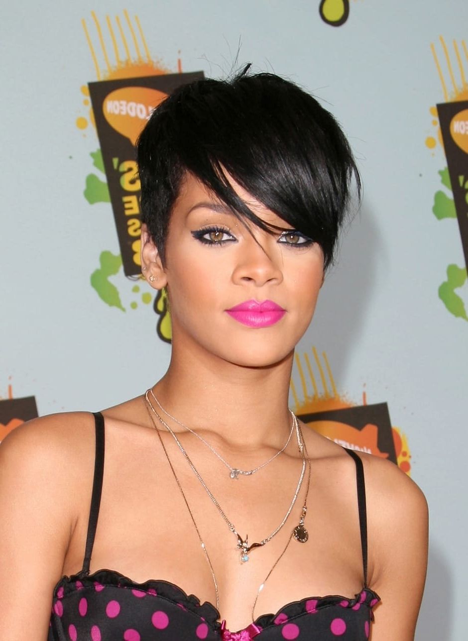The Right Pixie Cut For Your Face Shape In Current Rihanna Pixie Hairstyles (View 12 of 15)