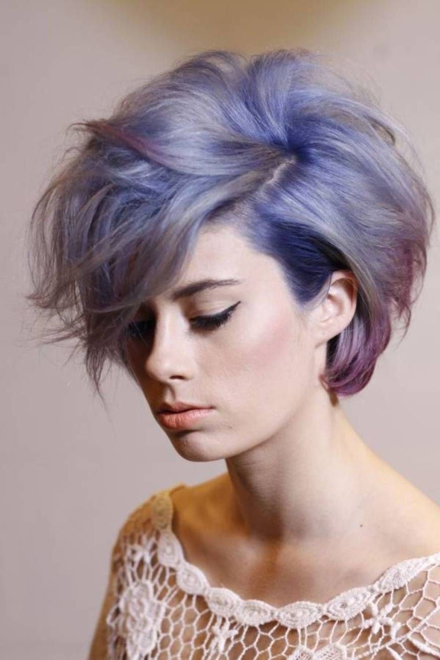 Unique Color Short Haircuts For Women – Http://hairstylee With Newest Unique Pixie Hairstyles (Photo 1 of 15)
