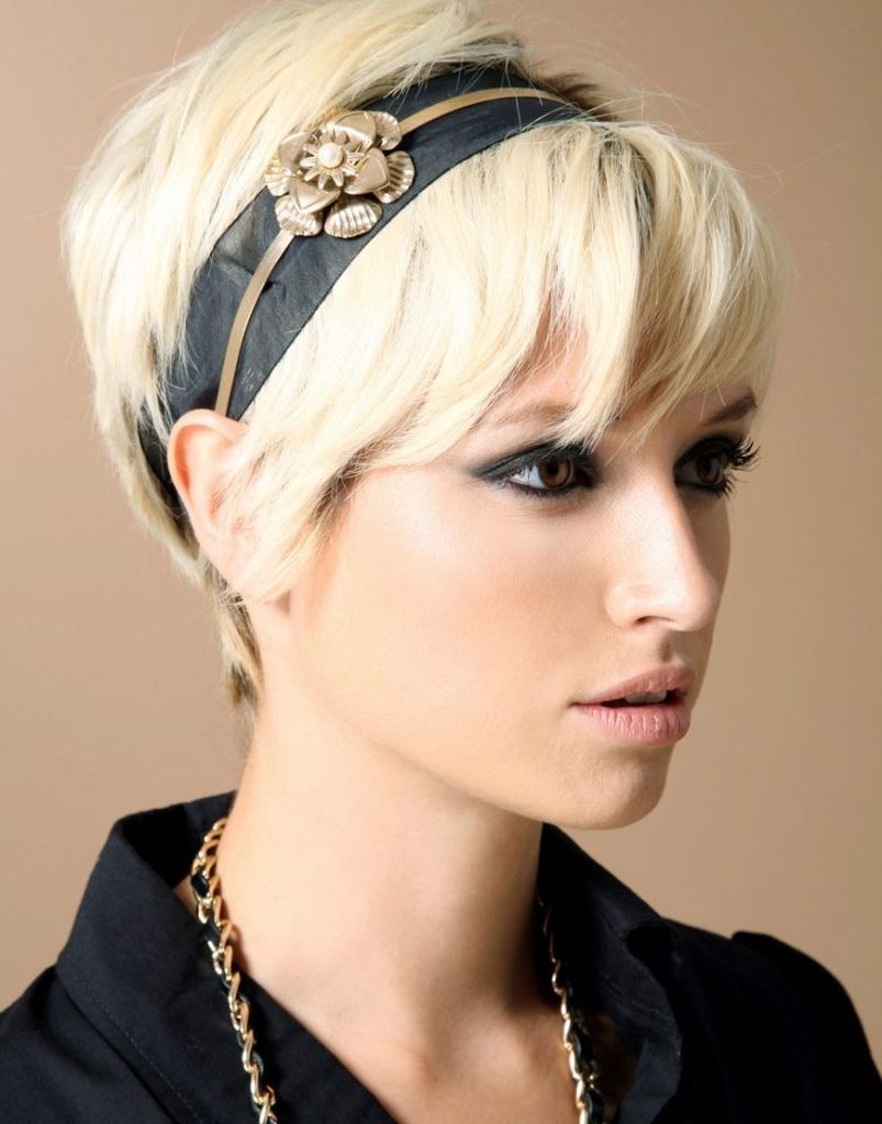 Women Hairstyle : Prom Pixie Hairstyles Best Short Hair Images Regarding Latest Fringe Pixie Hairstyles (Photo 6 of 15)
