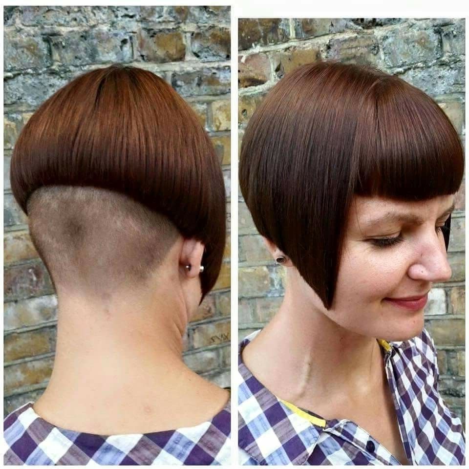 Women Hairstyles Short Simple | Bobs, Shaved Nape And Haircuts In Most Recent Clippered Pixie Hairstyles (View 8 of 15)