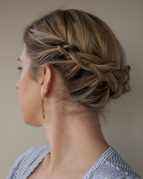 10 Updo Hairstyles For Short Hair – Easy Updos For Women – Pretty In Most Up To Date Easy Updo Hairstyles For Fine Hair Medium (Photo 3 of 15)