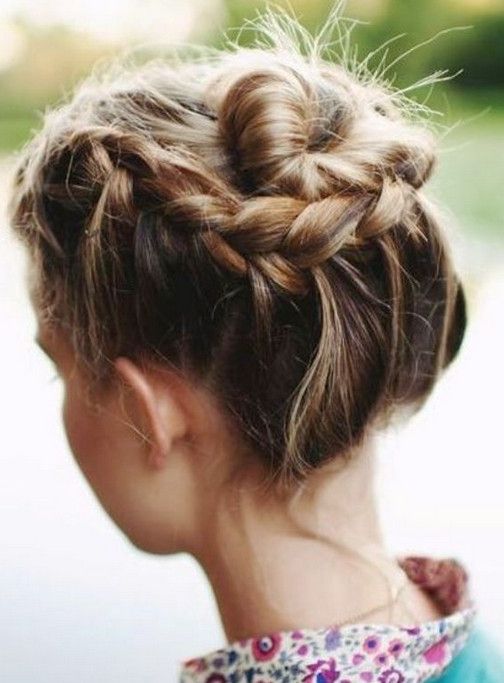 10 Updo Hairstyles For Short Hair – Popular Haircuts With 2018 Formal Short Hair Updo Hairstyles (Photo 7 of 15)