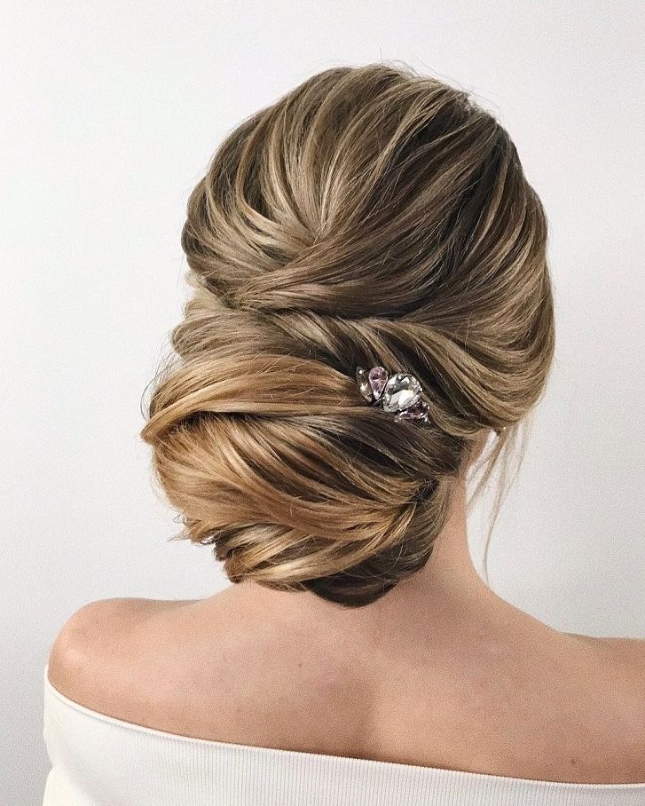 100 Gorgeous Wedding Updo Hairstyles That Will Wow Your Big Day Within Most Up To Date Wedding Updo Hairstyles (Photo 5 of 15)