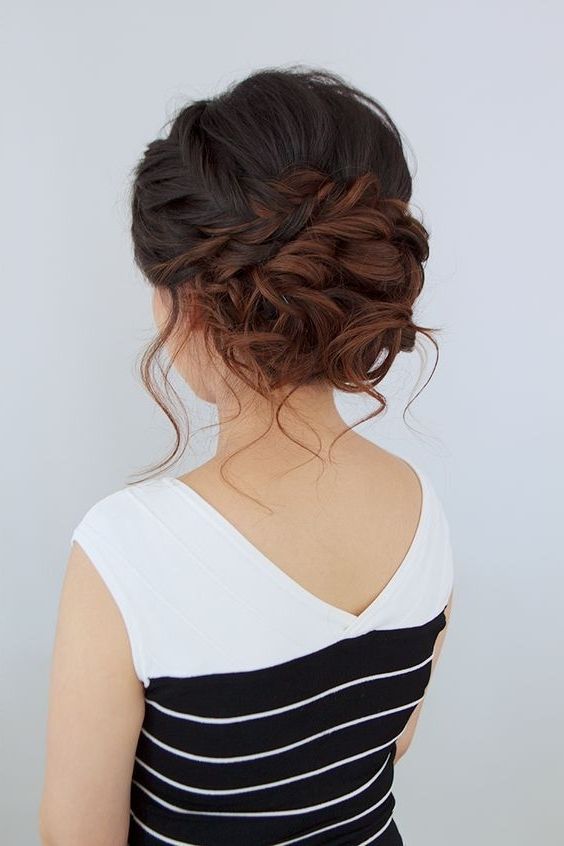 100 Most Pinned Beautiful Wedding Updos Like No Other | Updos, Chic Within Latest Fancy Updo Hairstyles For Medium Hair (View 4 of 15)