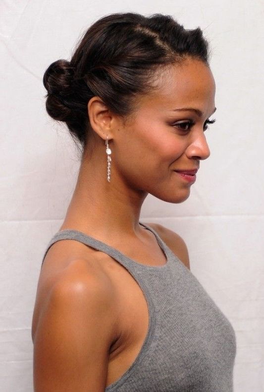 Featured Photo of Top 15 of Black Updos for Short Hair