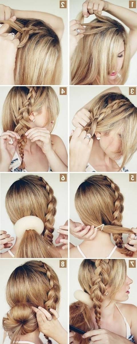 15 Cute Hairstyles: Step By Step Hairstyles For Long Hair – Popular In Most Current Quick And Easy Updo Hairstyles For Long Straight Hair (Photo 14 of 15)