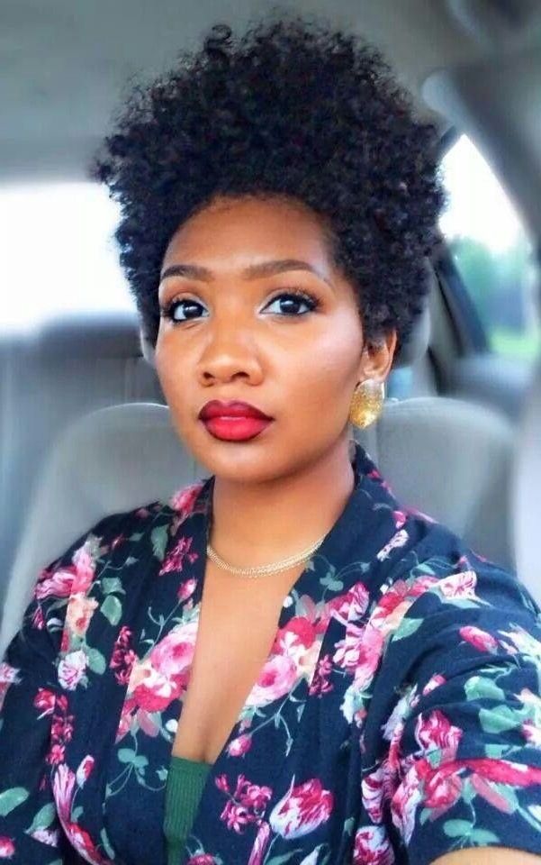 16 Glamorous Black Curly Hairstyles – Pretty Designs For Most Recently Black Curly Hair Updo Hairstyles (Photo 10 of 15)