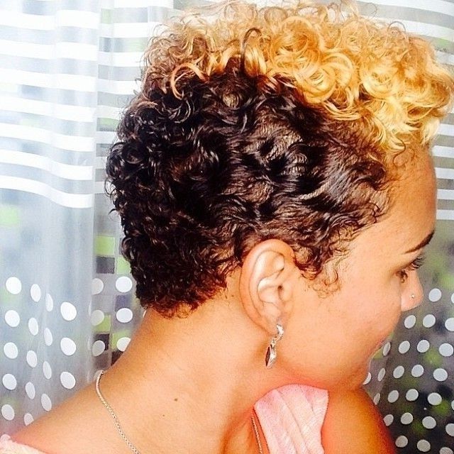 16 Stylish Short Haircuts For African American Women | Styles Weekly Intended For Most Current Updos For Short Hair For African American (View 9 of 15)