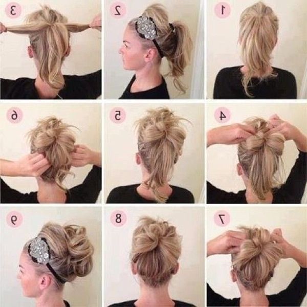 18 Easy Updo For Short Hairs 2015 #shorthairstyles2015 #updohair2015 With Regard To Most Recent Quick Updos For Short Hair (Photo 10 of 15)