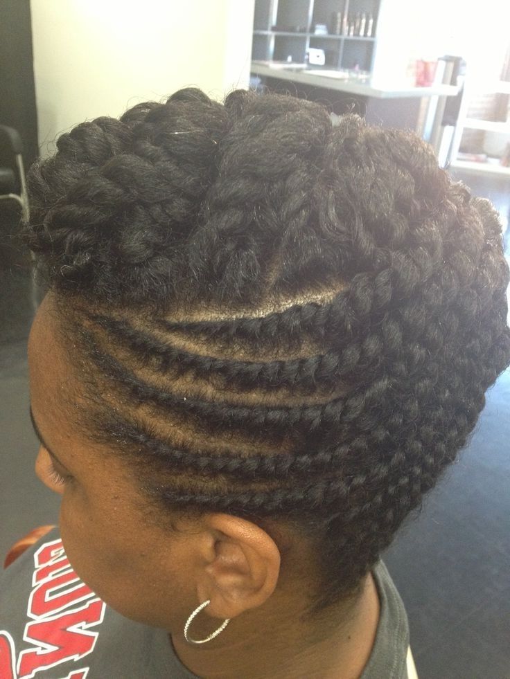 180 Best Braids, Rows, Canerows & Hair Extensions Images On Inside Most Recently Knot Twist Updo Hairstyles (View 10 of 15)