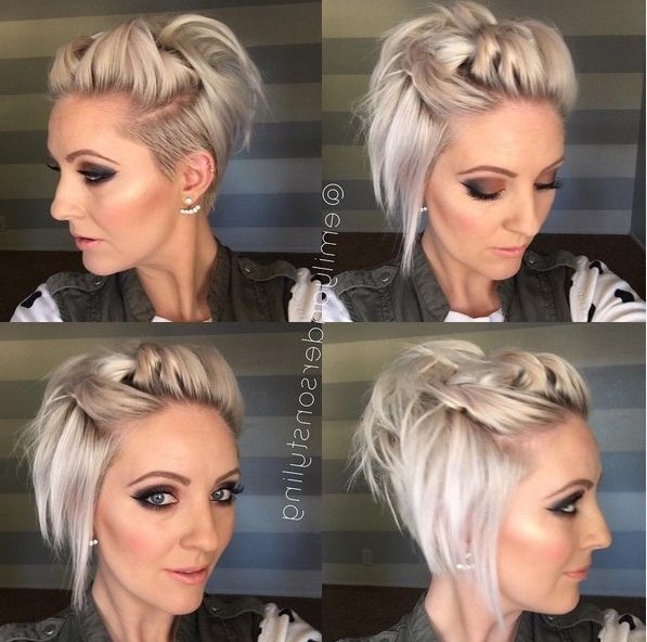 20 Adorable Short Hairstyles For Girls – Popular Haircuts Inside Most Current Quick Updos For Short Hair (Photo 15 of 15)