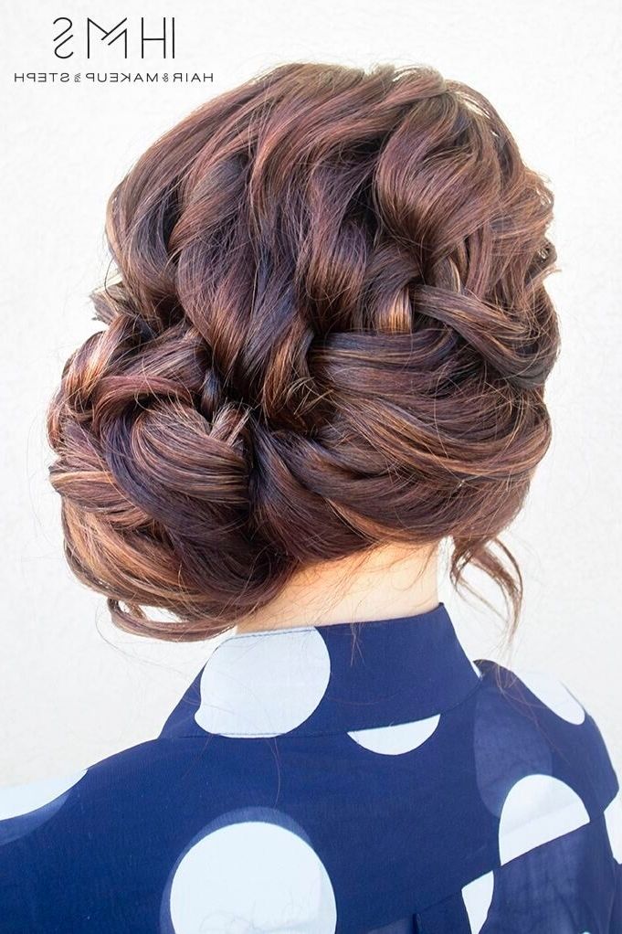 21 All New French Braid Updo Hairstyles – Popular Haircuts Throughout 2018 Updo Hairstyles With French Braid (View 6 of 15)