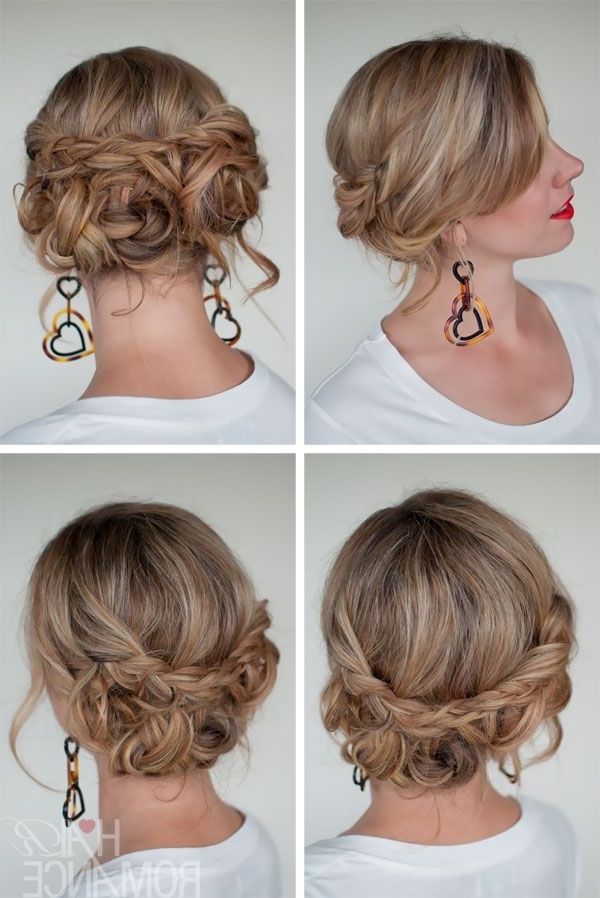 236 Best Upstyles Images On Pinterest | Hair Dos, Hairstyle Ideas Inside Most Up To Date Quick Easy Updo Hairstyles For Thick Hair (Photo 7 of 15)