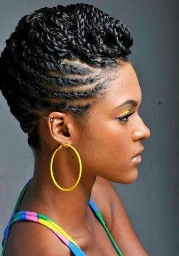 25 Hottest Braided Hairstyles For Black Women – Head Turning Braided With Regard To Most Up To Date Scalp Braids Updo Hairstyles (View 5 of 15)