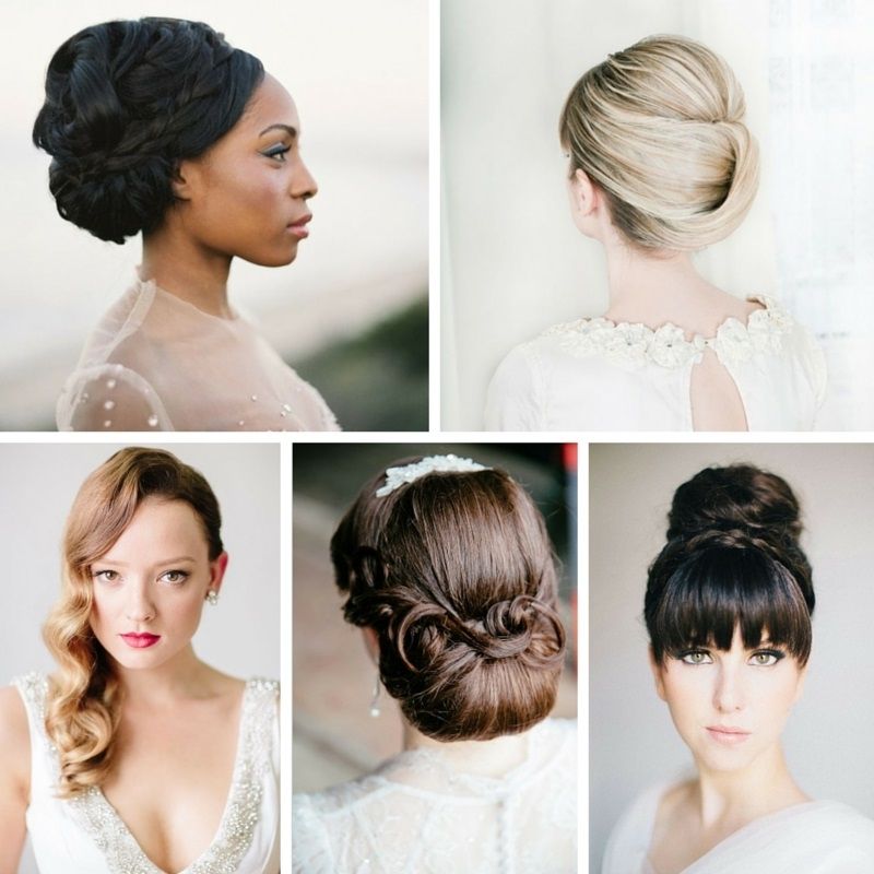 25 Ridiculously Romantic Bridal Updos : Chic Vintage Brides For Newest Romantic Updo Hairstyles (View 4 of 15)