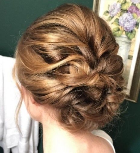27 Super Trendy Updo Ideas For Medium Length Hair – Popular Haircuts Pertaining To Most Current Shoulder Length Updo Hairstyles (Photo 15 of 15)
