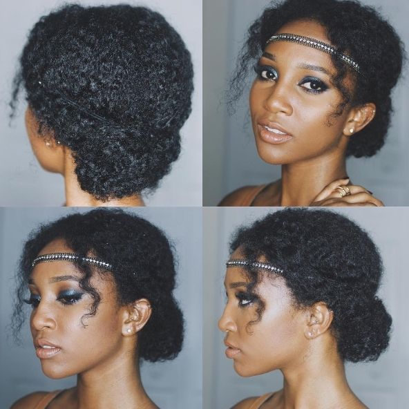 33 Modern Curly Hairstyles That Will Slay On Your Wedding Day | A For Recent Curly Updo Hairstyles For Black Hair (View 11 of 15)