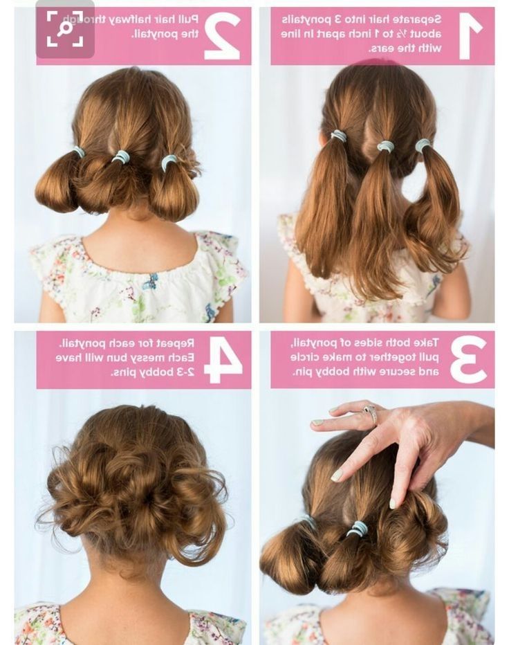368 Best Hair Styles To Try Images On Pinterest | Braids, Natural Regarding Newest Little Girl Updo Hairstyles (View 12 of 15)