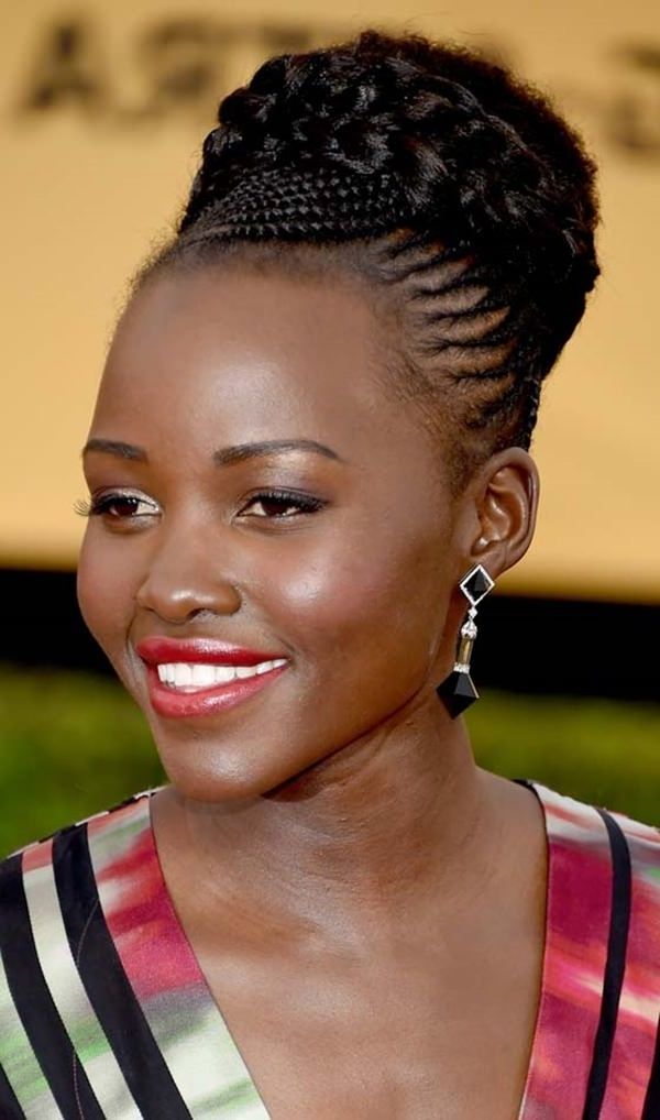 47 Of The Most Inspired Cornrow Styles For 2018 Inside Recent Scalp Braids Updo Hairstyles (View 13 of 15)