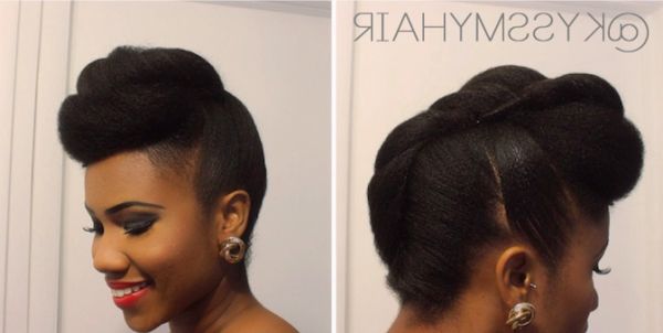 5 Beautiful Natural Hair Styles For A Spring Wedding — 2015 Edition Throughout Most Up To Date Natural Hair Updo Hairstyles For Weddings (View 15 of 15)