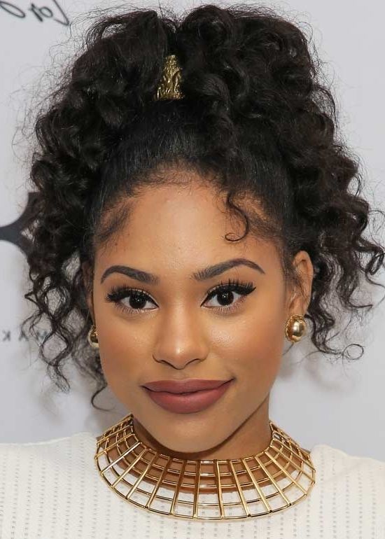 50 Best Long Hairstyles For Black Hair Throughout Current Updos For Long Hair Black Hair (View 12 of 15)