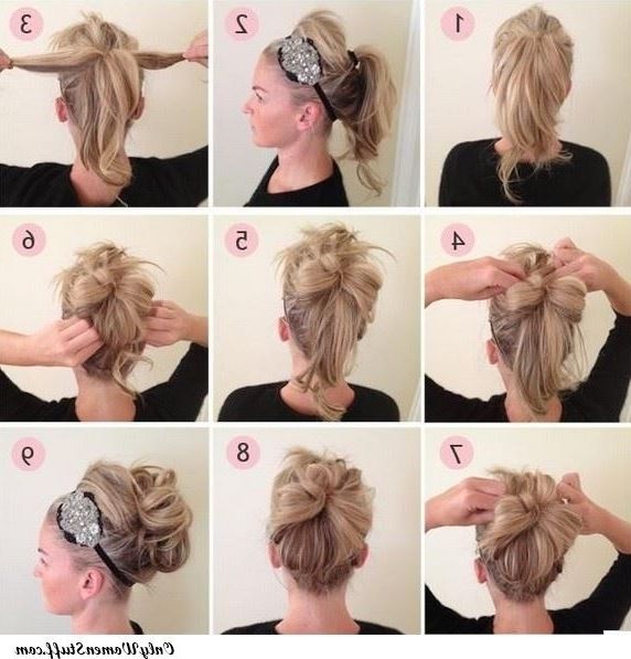 50+ Easy Prom Hairstyles & Updos Ideas (stepstep) With Newest Medium Hair Prom Updo Hairstyles (Photo 7 of 15)