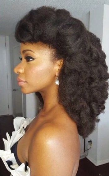537 Best Natural Hair Vibes Images On Pinterest | Natural Hair Throughout Latest Updos For Long Natural Hair (View 4 of 15)