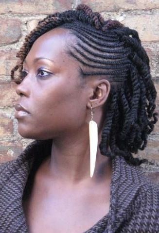 56 Best Nubian Twists Images On Pinterest | Braid Hair, Natural Hair For Recent Braided Updos With Extensions (View 6 of 15)