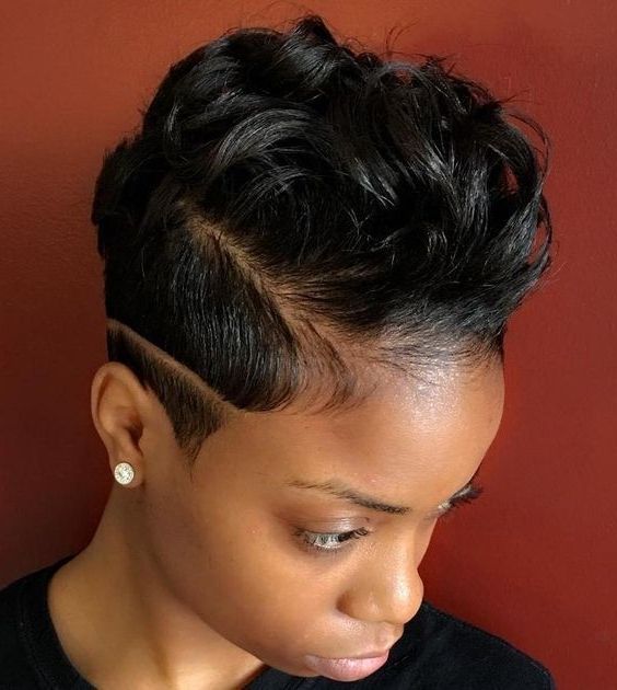 60 Great Short Hairstyles For Black Women | African American In Most Up To Date Updos For Short Hair For African American (View 13 of 15)