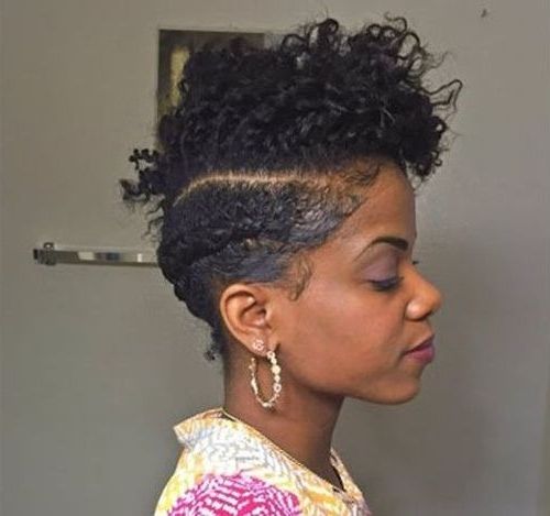 60 Updos For Short Hair – Your Creative Short Hair Inspiration Pertaining To Most Popular Natural Hair Updos For Short Hair (Photo 1 of 15)