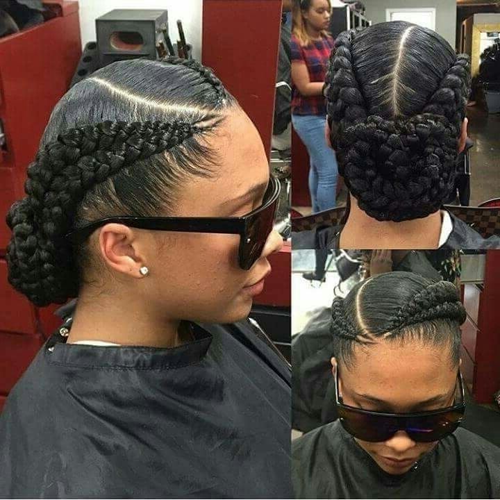 70+ Super Hot Braided Hairstyles For Black Women ! In Best And Newest Braided Updo Hairstyles For Black Women (View 7 of 15)