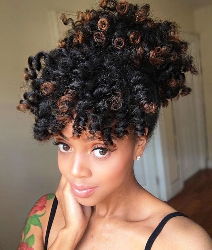 710 Best Natural Hairstyles & Other Cute Styles Images On Pinterest For Most Recent Natural Black Hair Updo Hairstyles (Photo 4 of 15)