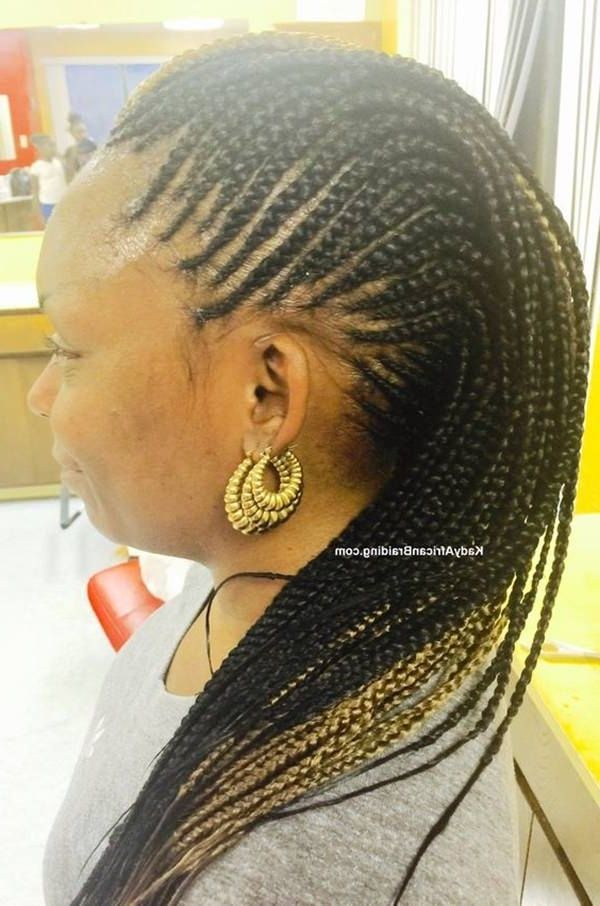 75 Amazing African Braids, Check Out This Hot Trend For Summer With Regard To Current Scalp Braids Updo Hairstyles (Photo 8 of 15)