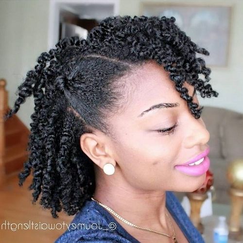 75 Most Inspiring Natural Hairstyles For Short Hair In 2018 Inside Latest Natural Hair Updos For Short Hair (View 5 of 15)