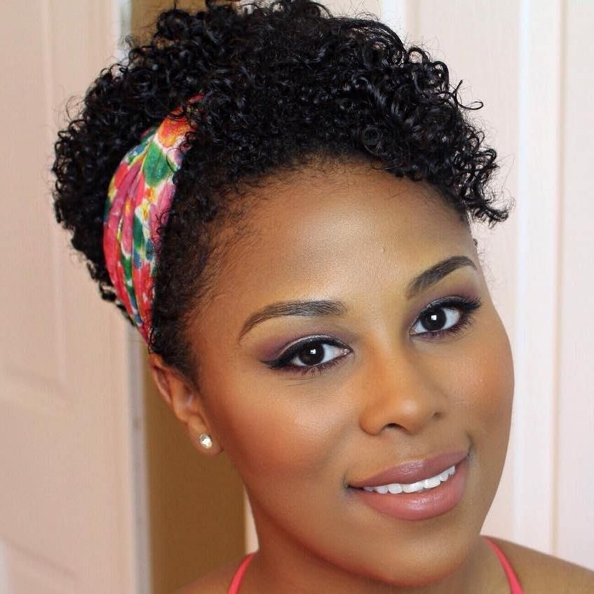 75 Most Inspiring Natural Hairstyles For Short Hair In 2018 Within Most Current Black Updos For Short Hair (Photo 14 of 15)