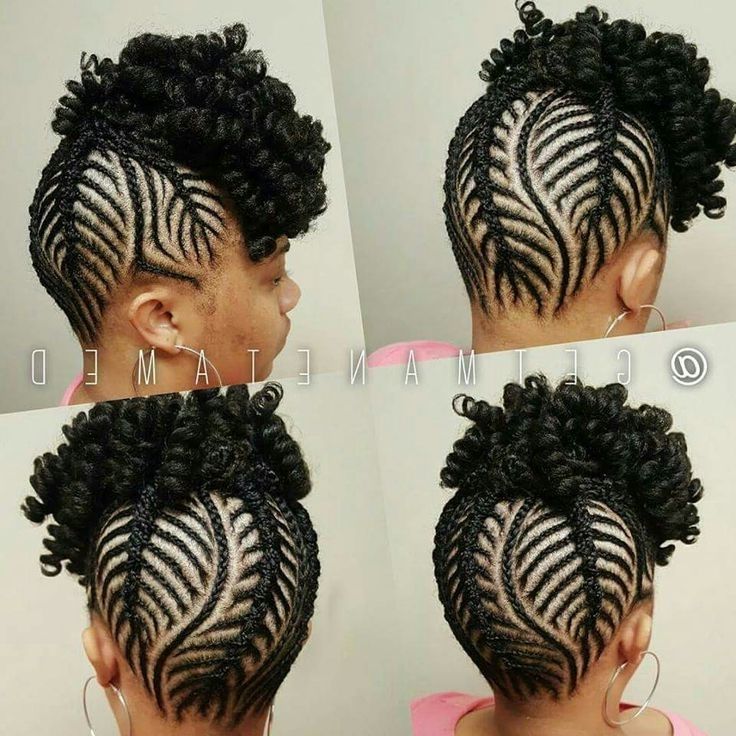 90 Best Updo Hairstyles Using Braiding Hair Images On Pinterest Intended For Recent Braided Updo Hairstyles For Natural Hair (Photo 7 of 15)