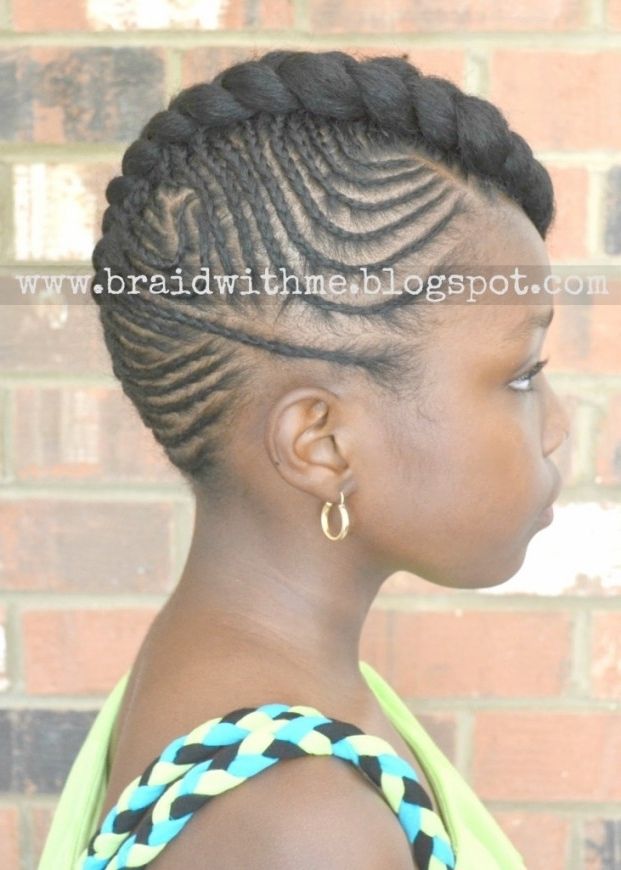 African American Braid Updo Cornrow Updo Hairstyles Urban Nature With Regard To Newest Urban Updo Hairstyles (View 2 of 15)